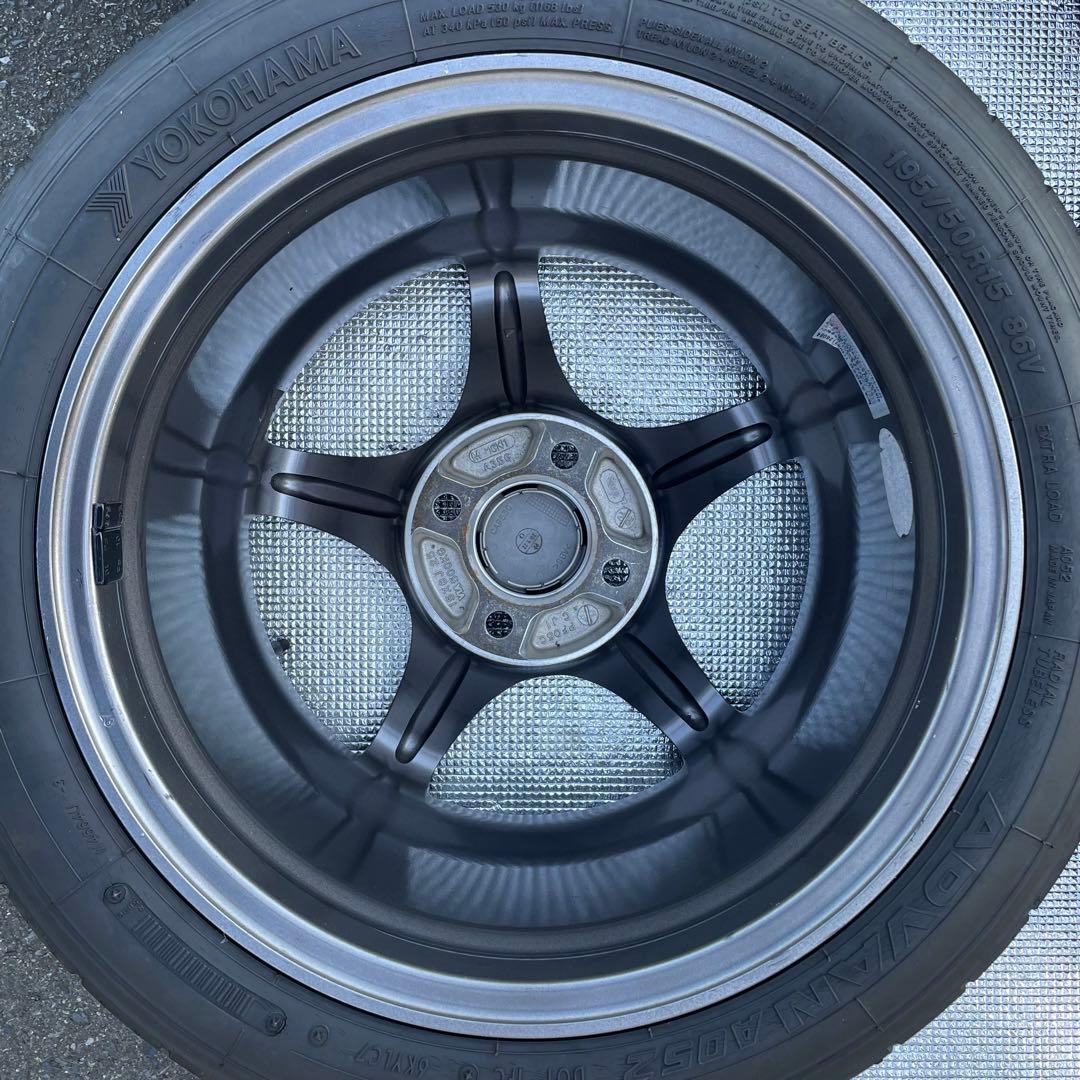 ENKEI PF05 15インチ8j+25 PCD100 4H A052セット