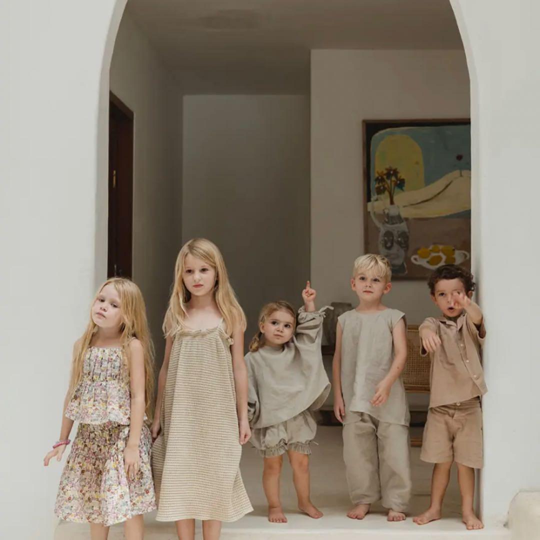 その他 son and daughter Koa Linen Sets Natural