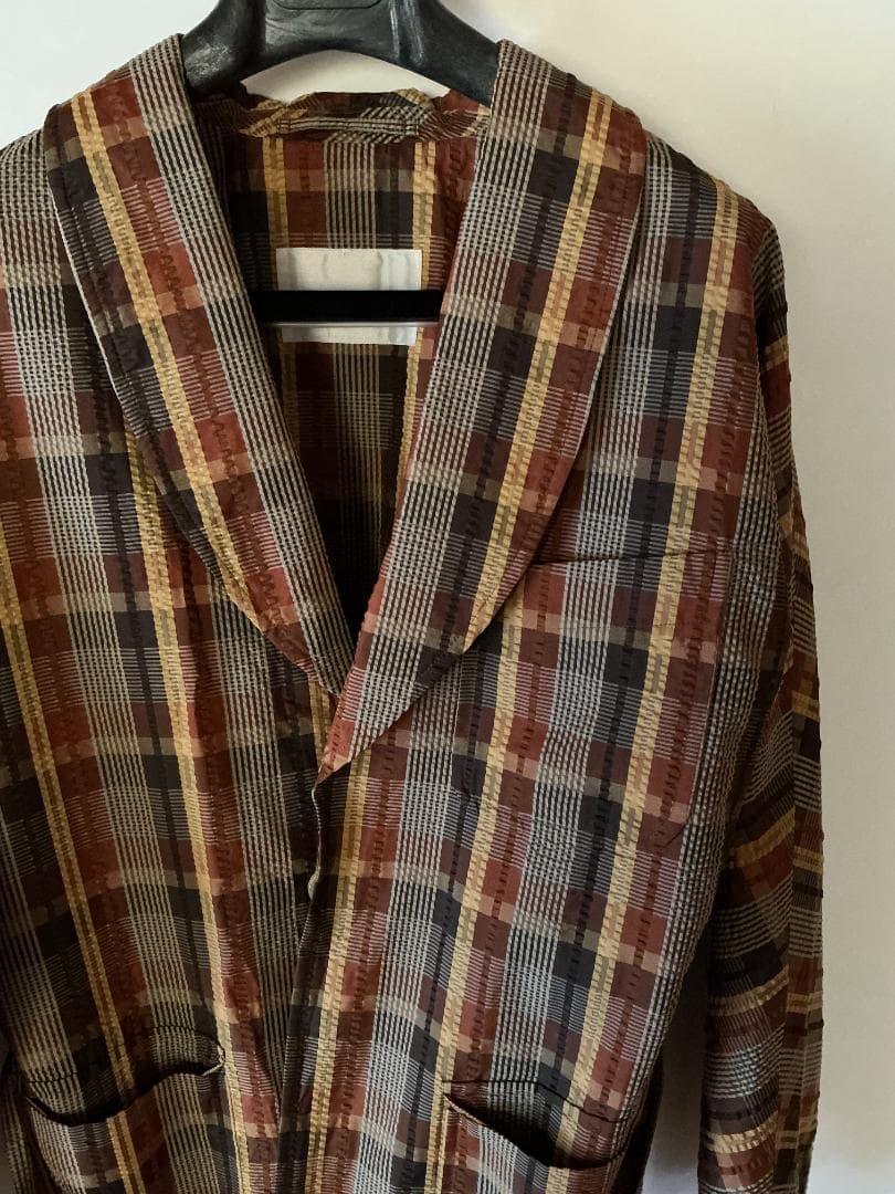 Coherence シルクシアサッカーローブジャケット コヒーレンス