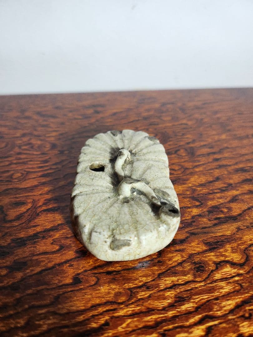 初期　御深井　水滴　江戸時代初期　図録付き　美濃焼き