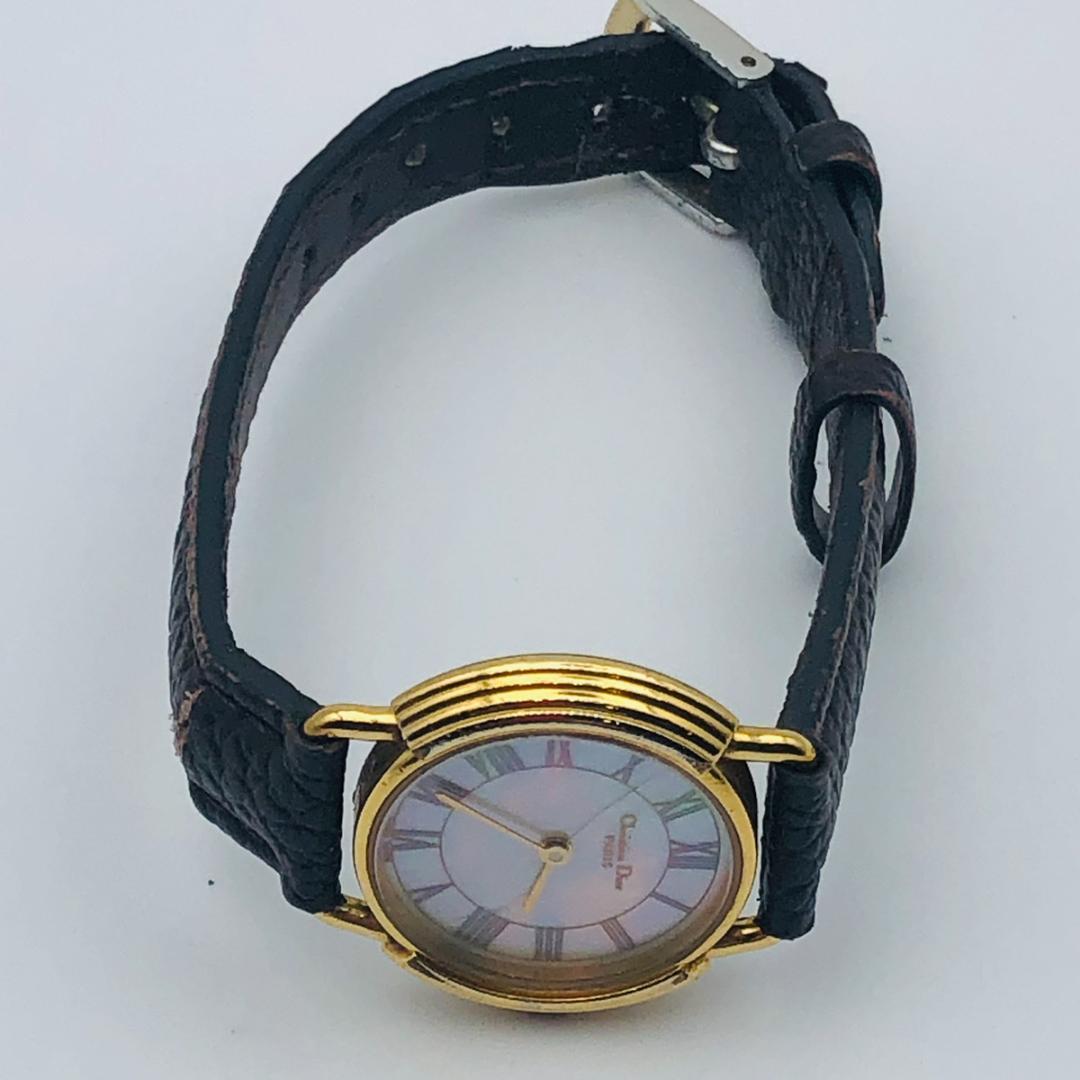 Christian Dior D58-121-2 ヴィンテージ シェル文字盤