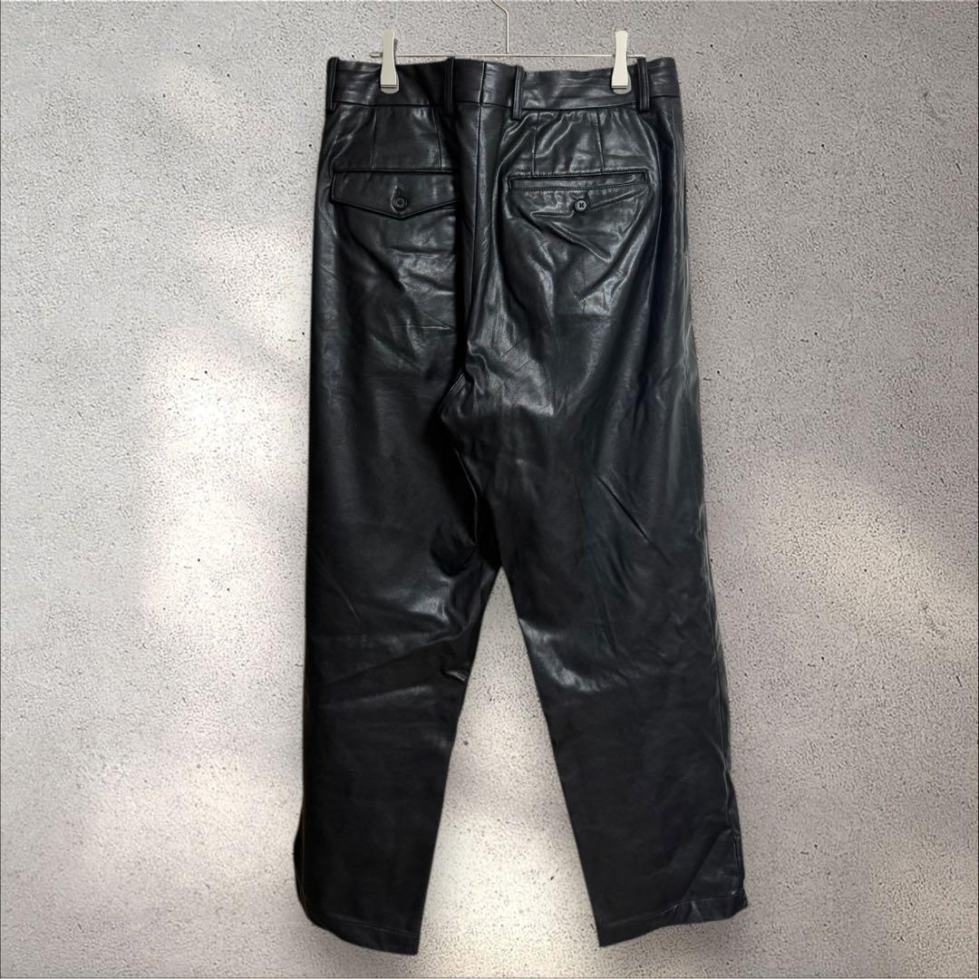 猫*様 stein シュタイン フェイクレザー トラウザーズ M レザーパンツ
