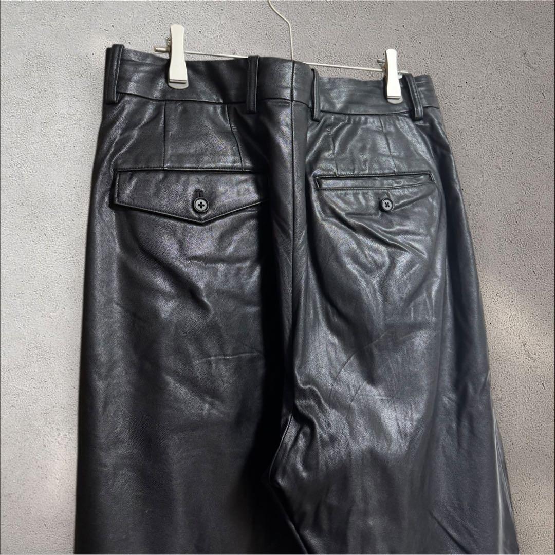 猫*様 stein シュタイン フェイクレザー トラウザーズ M レザーパンツ