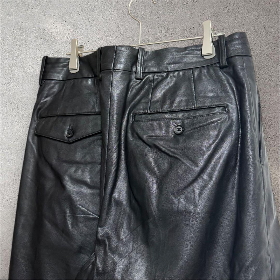 猫*様 stein シュタイン フェイクレザー トラウザーズ M レザーパンツ
