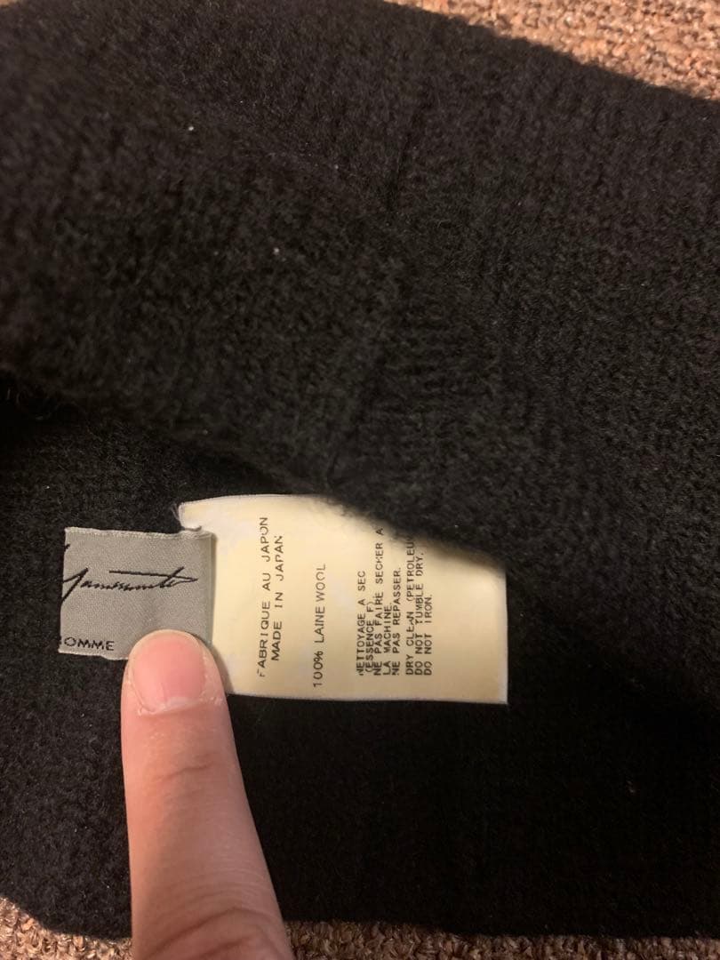 ヨウジヤマモト　ヘアバンド　帽子　ヘッドバンド