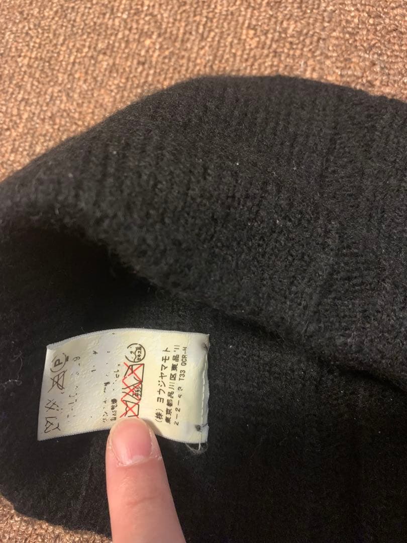 ヨウジヤマモト　ヘアバンド　帽子　ヘッドバンド