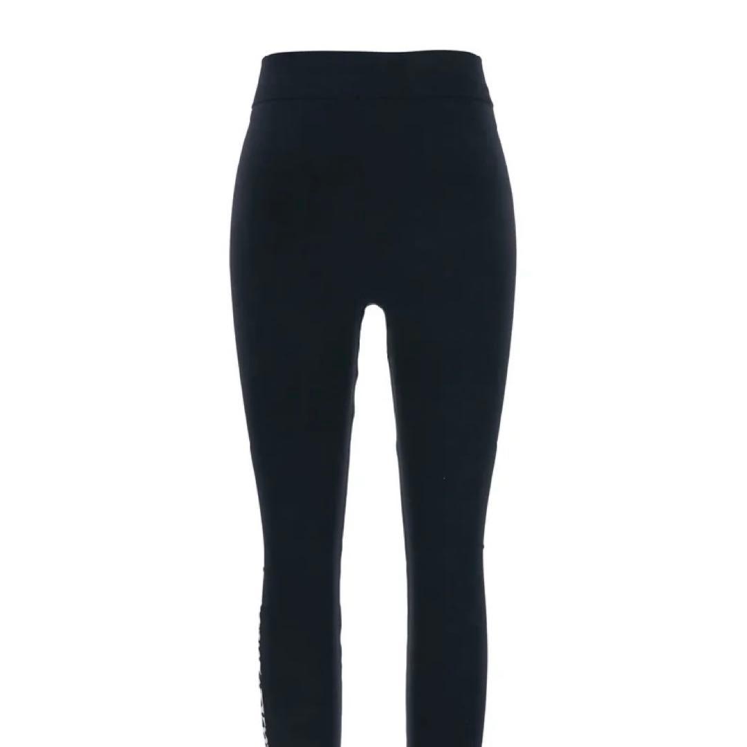 定価19800円新品 マックスマーラMaxMara ブラック レギンス ロゴ入り