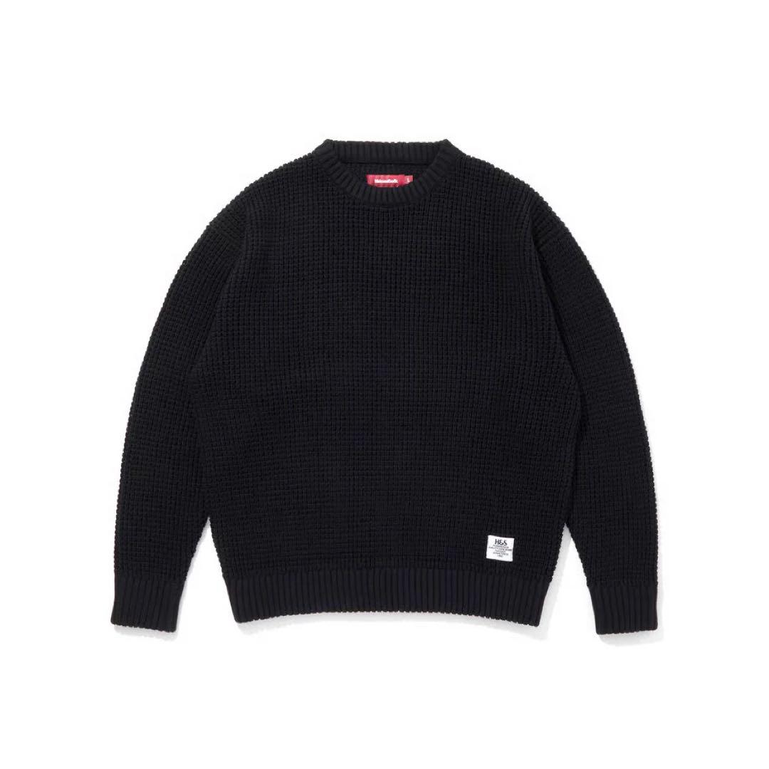 トップス HIDEANDSEEK HEAVY WAFFLE KNIT SWEATER M