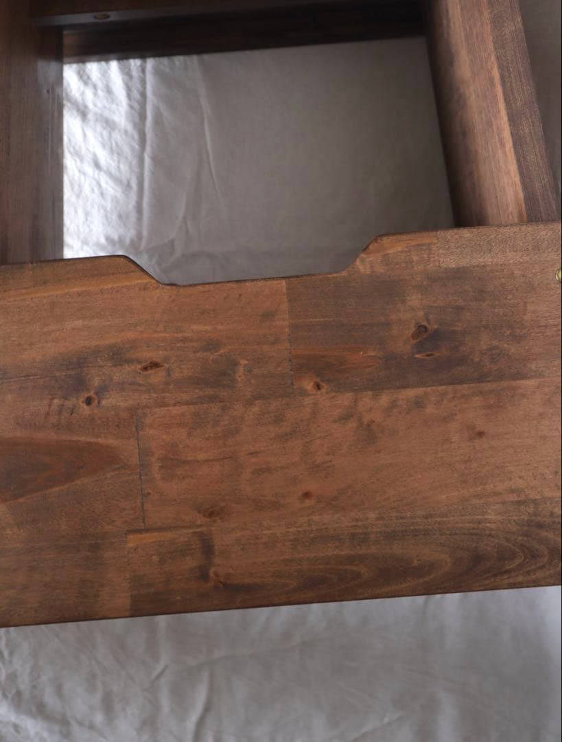 【美品】50%OFF／あたらしくて懐かしい。収納付き踏み台スツール／ベルメゾン