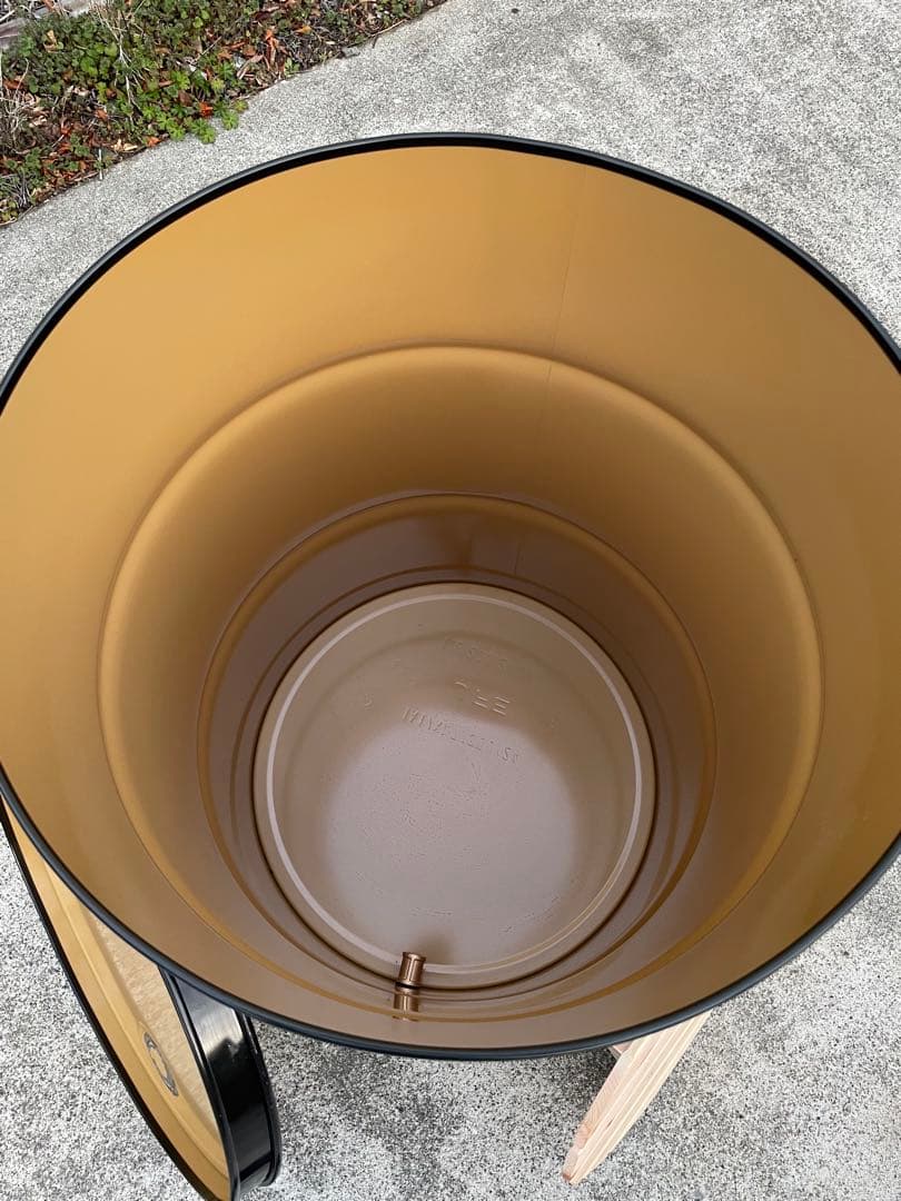 ドラム缶風呂 排水蛇口とすのこ付き