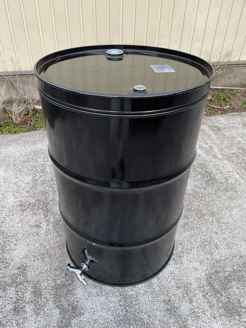 ドラム缶風呂 排水蛇口とすのこ付き