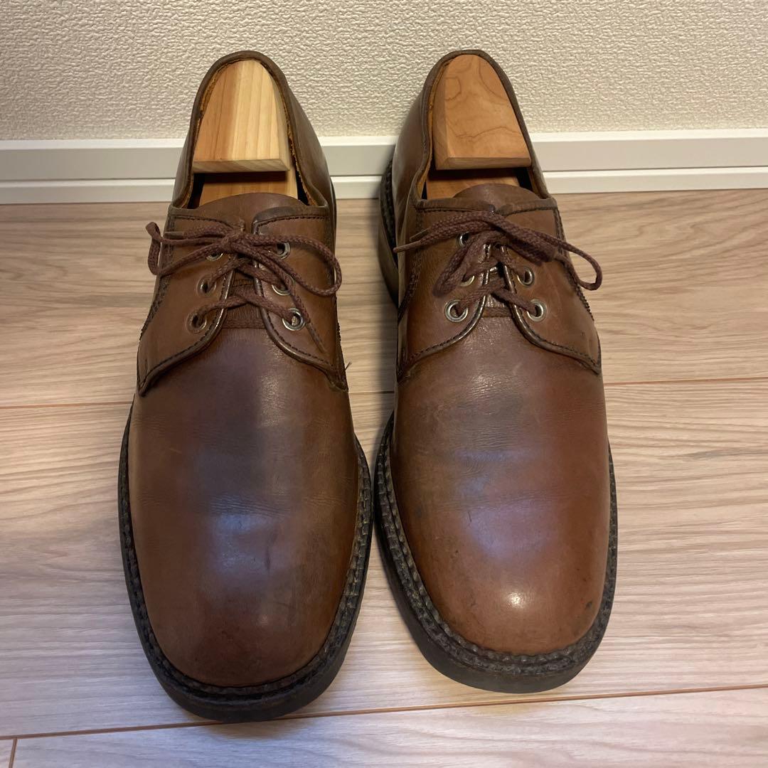 【レア】BALLY製フランス軍外羽根靴　肉厚ソール　サイズ7D