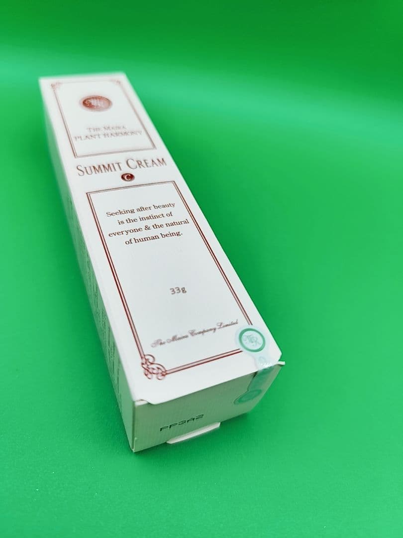 新品未開封　MR ザ　マイラ　プランタハーモニー　サミットクリーム　33g