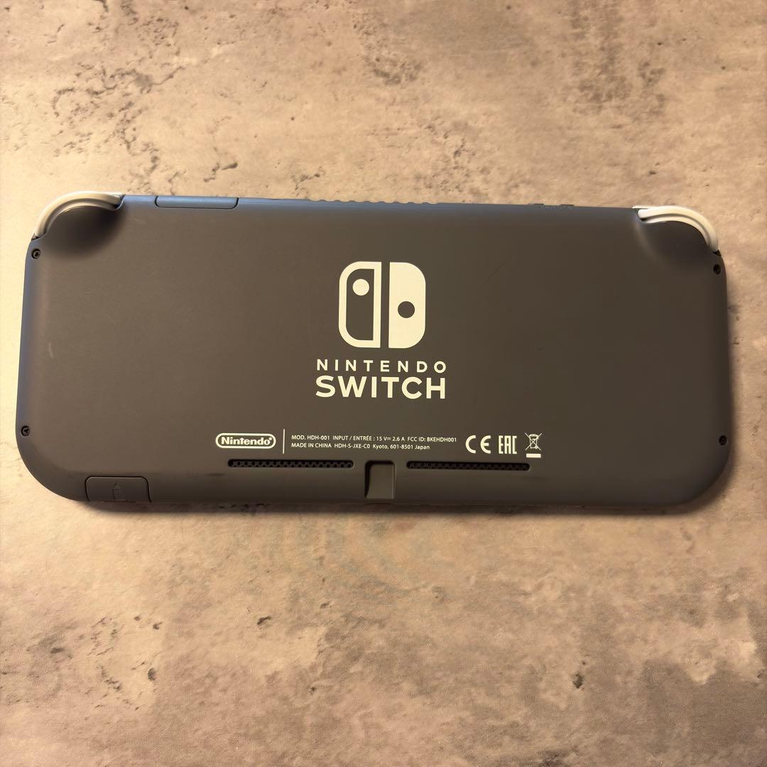 【美品】Nintendo Switch Lite / グレー / 純正充電器付き