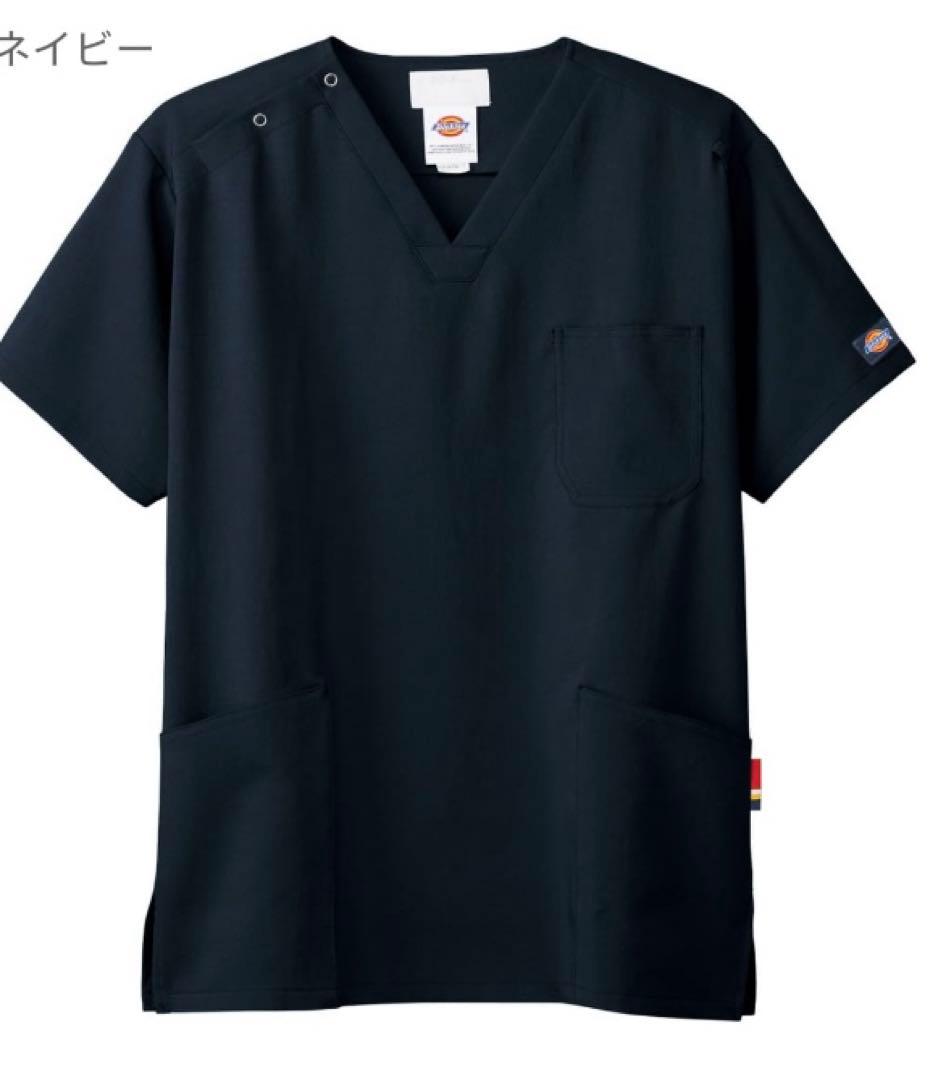 Dickiesネイビー Sサイズ スクラブシャツパンツセット