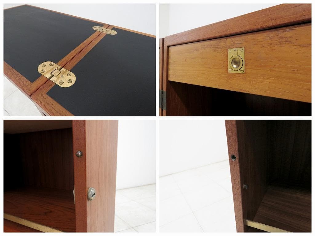 ロッタ様 デンマーク デューロン チーク材 バーキャビネット60'sヴィンテージ