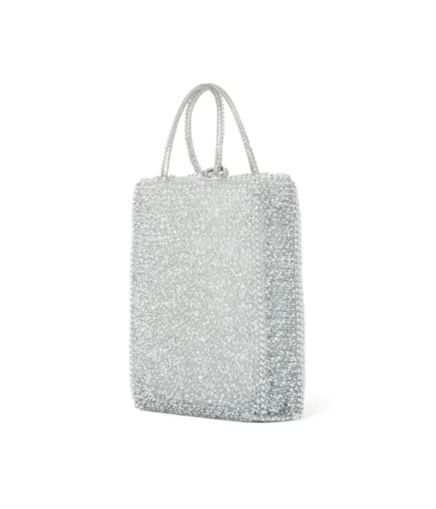 ANTEPRIMA アデッソ　スモール　カーキシルバー