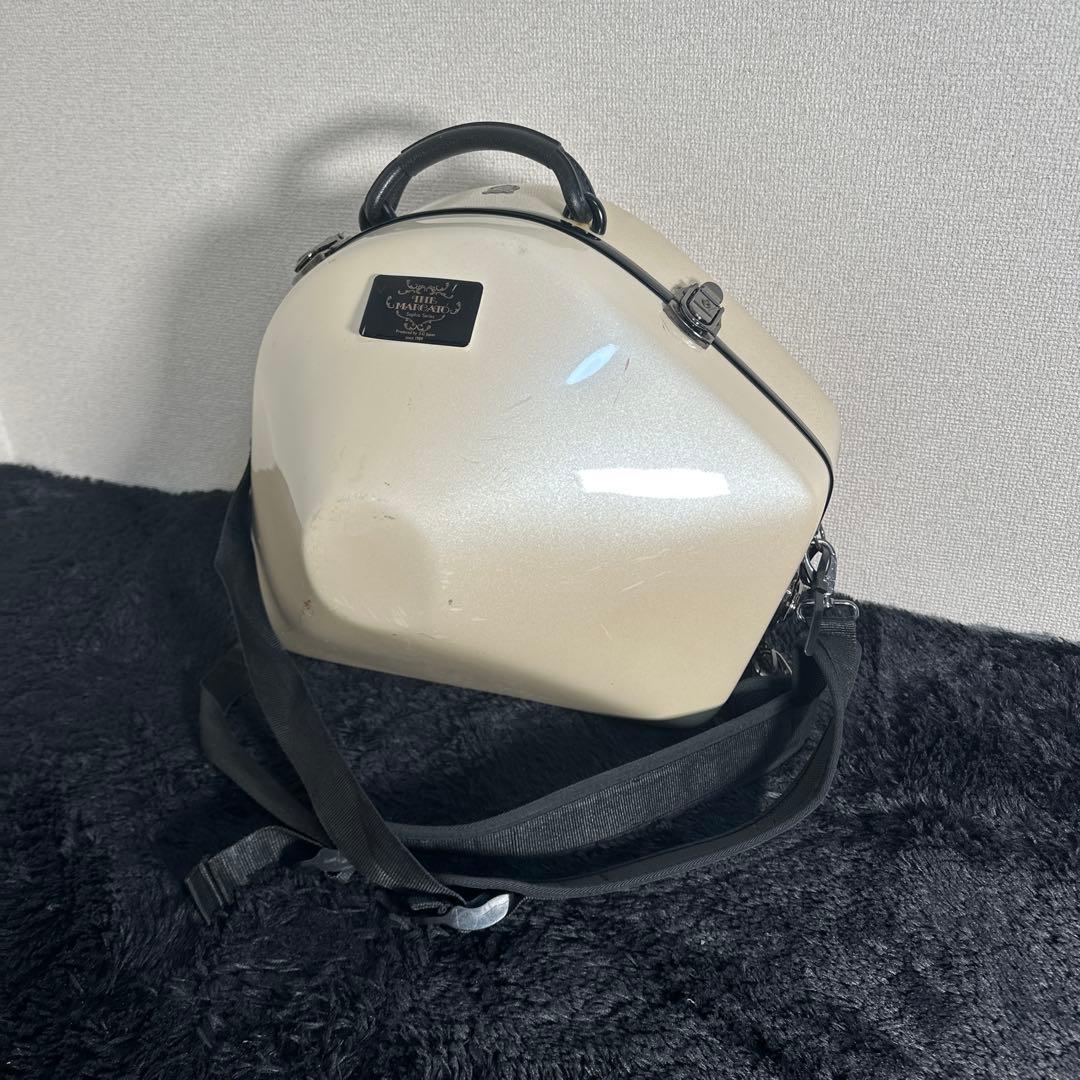 THE MARCATO ホルン ハードケース リュックタイプ 管楽器 ホワイト