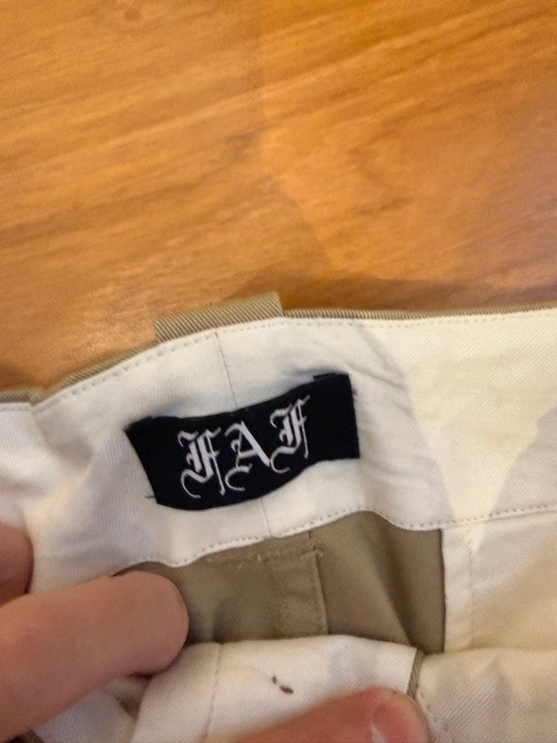 FAF 刺繍チノパンツ　サイズ2