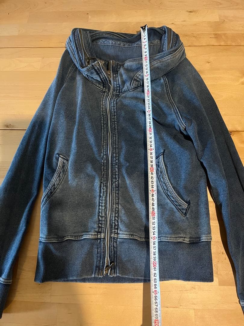 g.o.a ゴア　パーカー デニムブルー