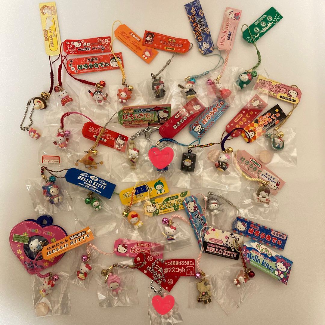 ハローキティ ご当地値付けストラップ おまとめ売り　41点