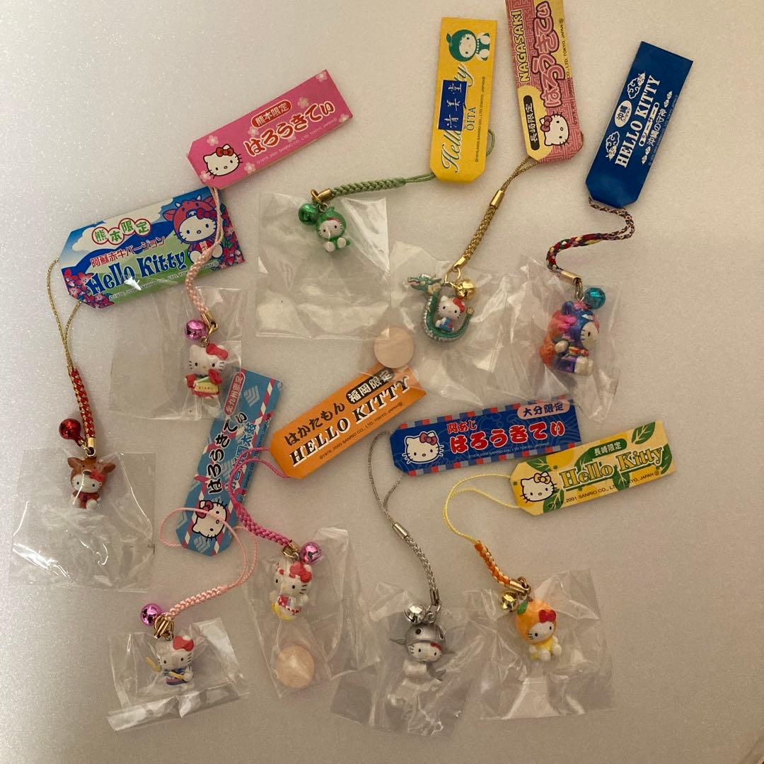 ハローキティ ご当地値付けストラップ おまとめ売り　41点