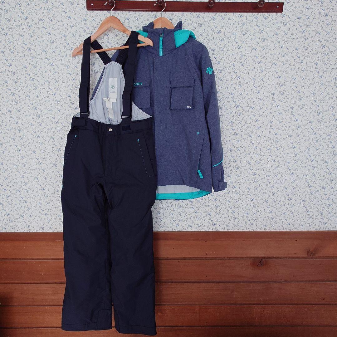 【ドライクリーニング済み】デサント　美品　上下　スキーウェア　サイズ160