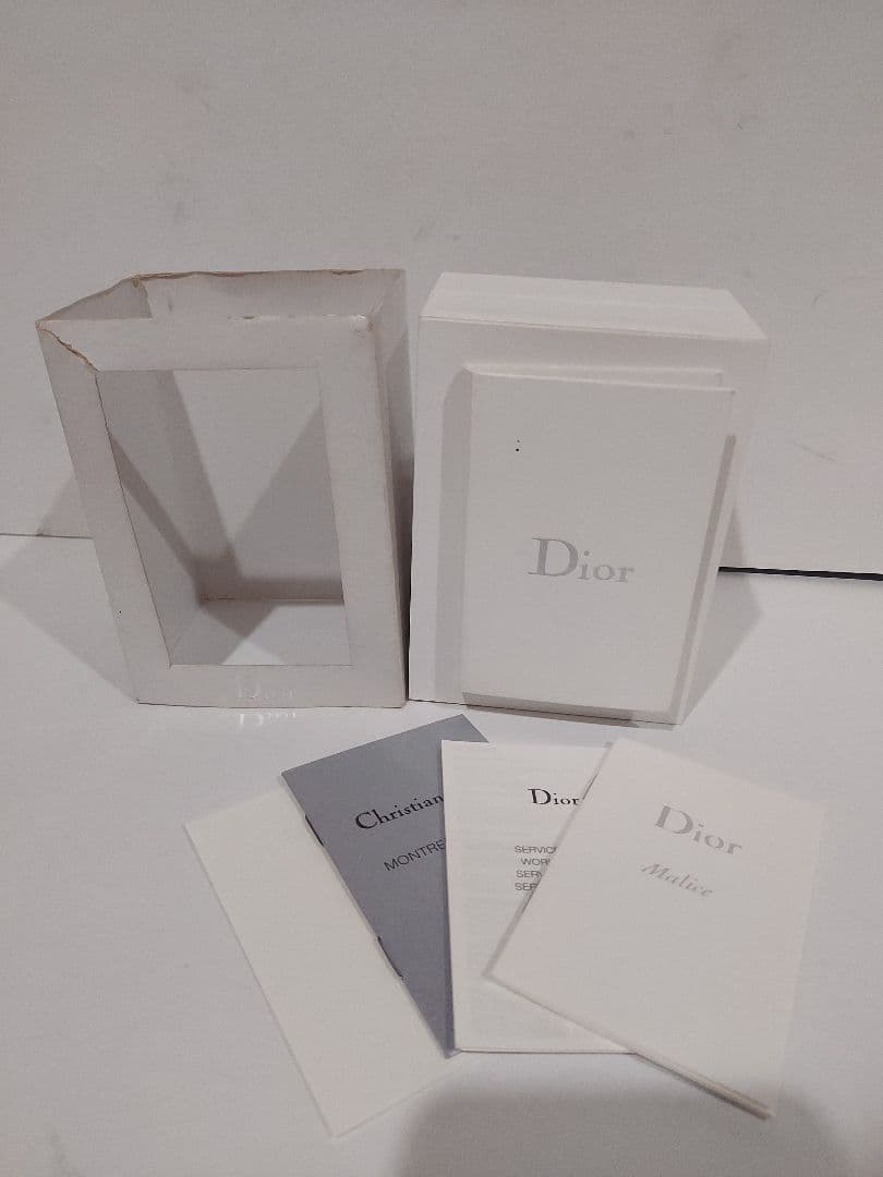 箱・替えベルト付 ディオール Dior トロッター クオーツ時計 マリス 腕時計