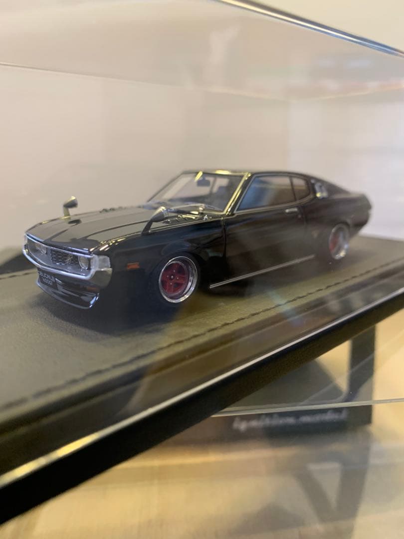 イグニッションモデル　1/43 セリカ 1600GT LB TA27 ブラック