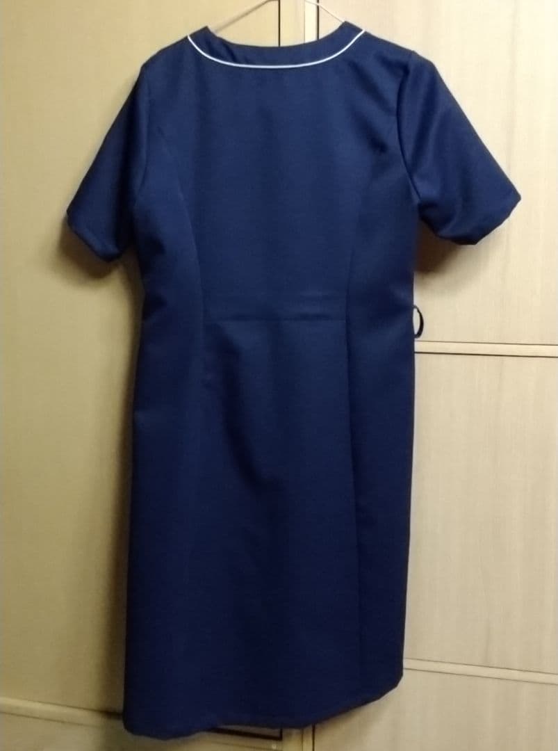 【ハナエモリ】ラウンドパイピングネックワンピース