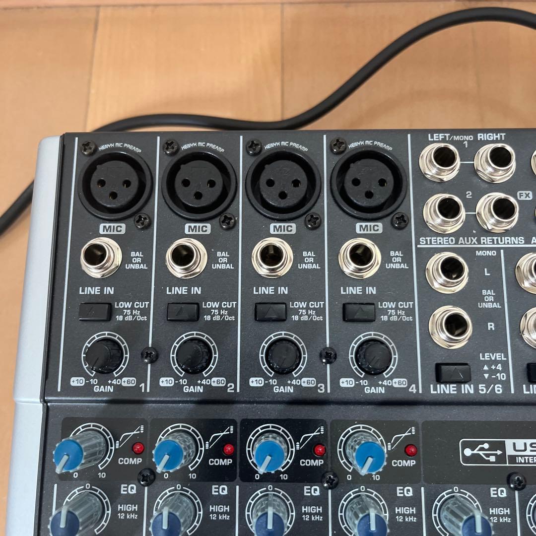 【動作品】BEHRINGER XENYX X1204USB アナログミキサー