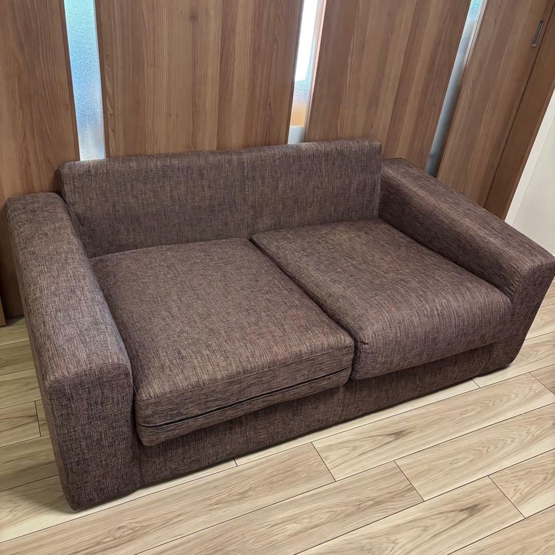 NITORI ニトリ 送料込 2人用 布張り ソファ Nポケット A1 2人掛け