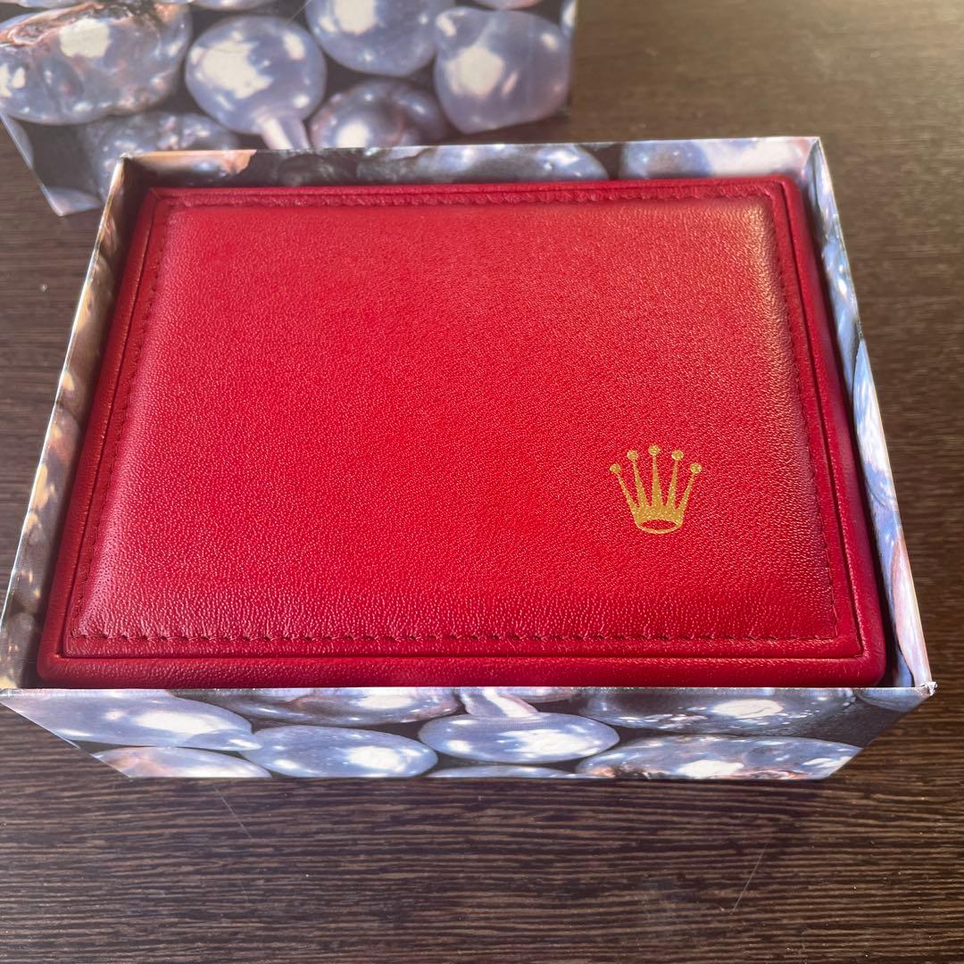 ロレックス レザー ボックス 赤