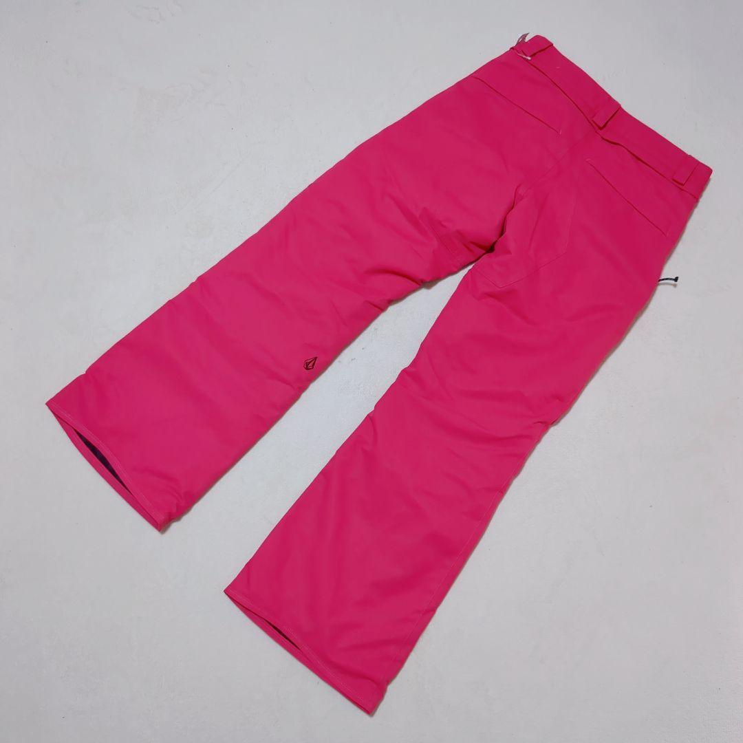 3177【新品】ボルコム スノボウェア パンツ ピンク キッズL（女性S相当）