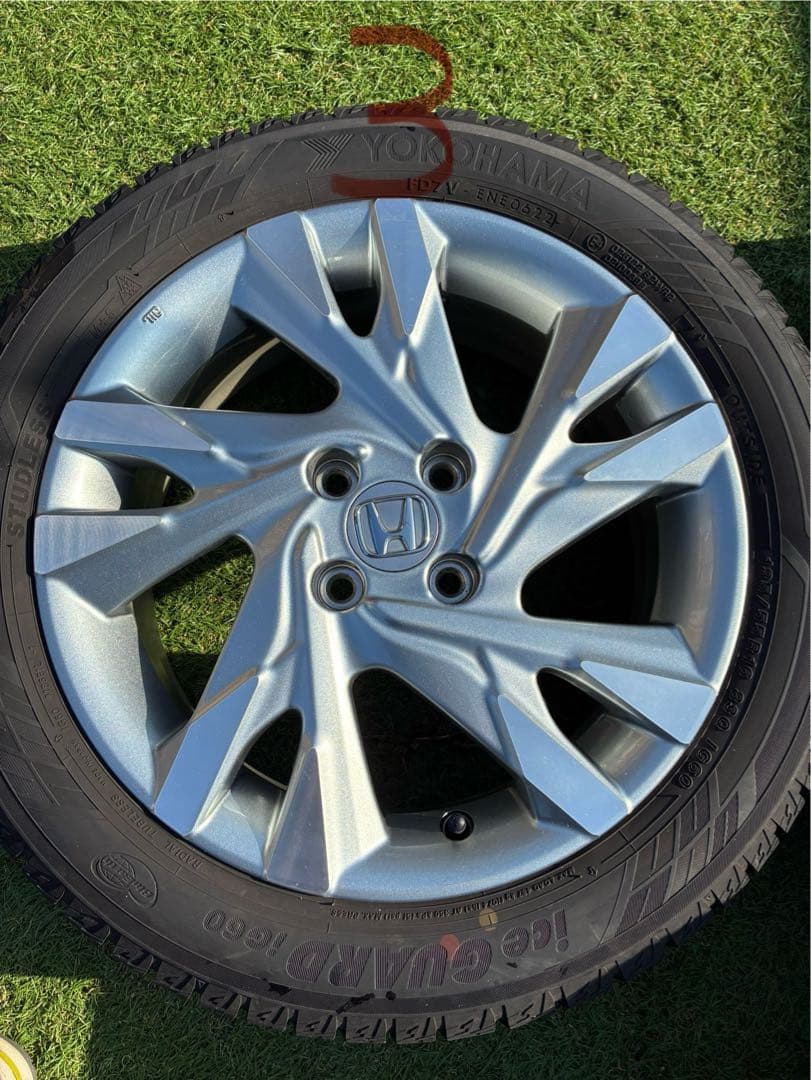 ★ホンダシャトル純正ホイール4本セット ★スタッドレス ★バリ溝　★送料込み