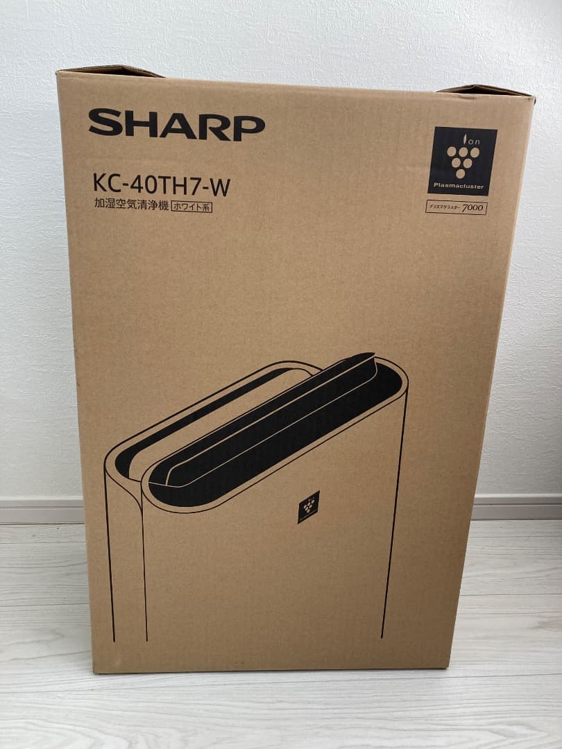 【新品未開封】シャープ 加湿空気清浄機 プラズマクラスター　KC-40TH7-W