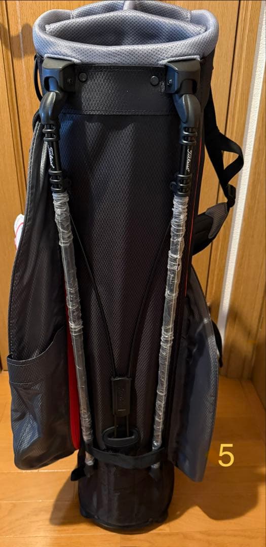 Titleist スタンドバッグ ホワイト/ブラック/レッド