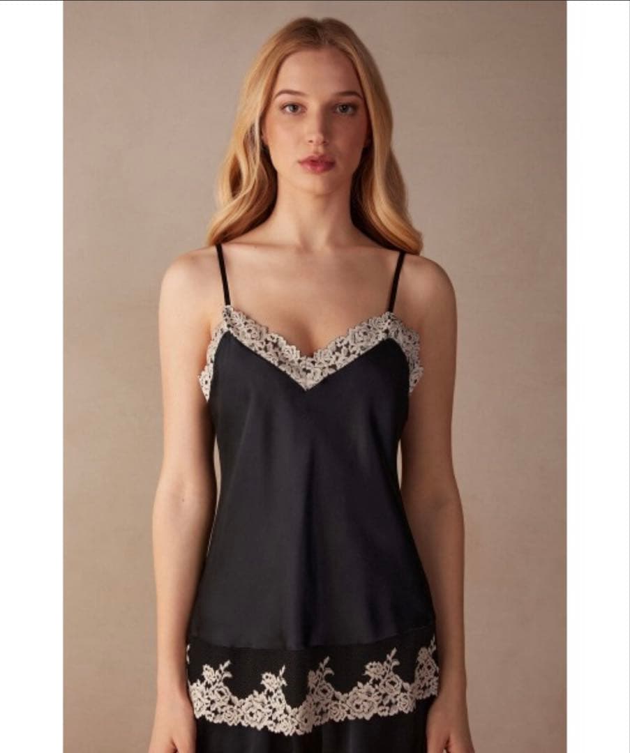 【試着のみ・新品タグ付き】Intimissimi シルク100% キャミソール