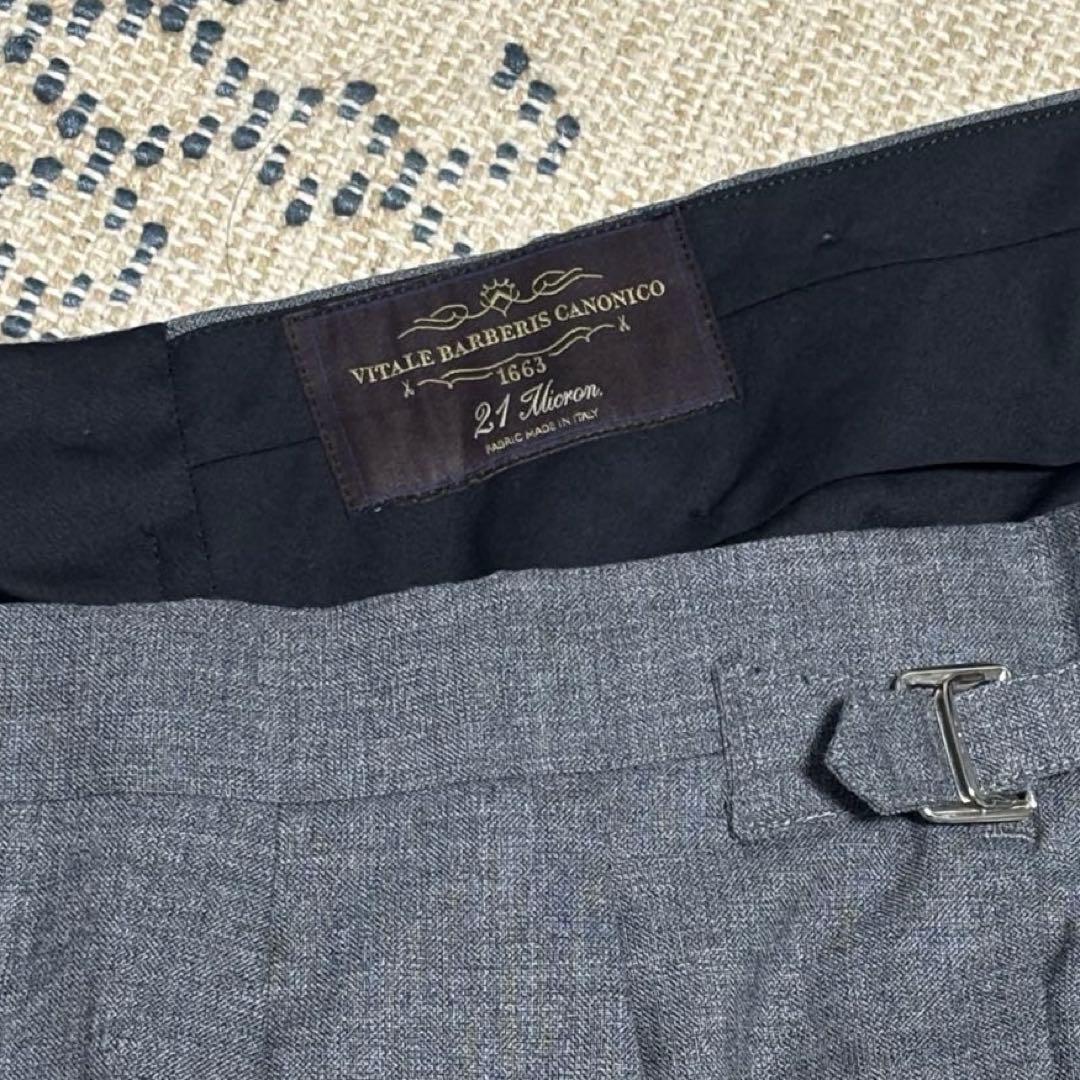 【売り尽くし‼️】beams f グレースラックス　カノニコ　リングジャケット製