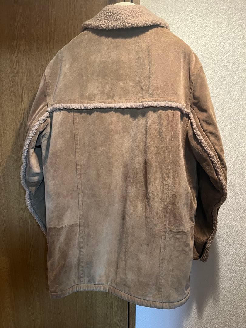 Stussy ステューシー スエード ランチジャケット カーコート レザー M