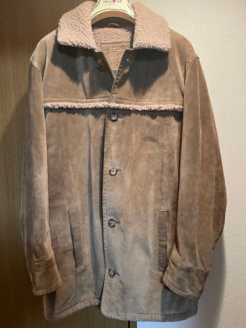 Stussy ステューシー スエード ランチジャケット カーコート レザー M