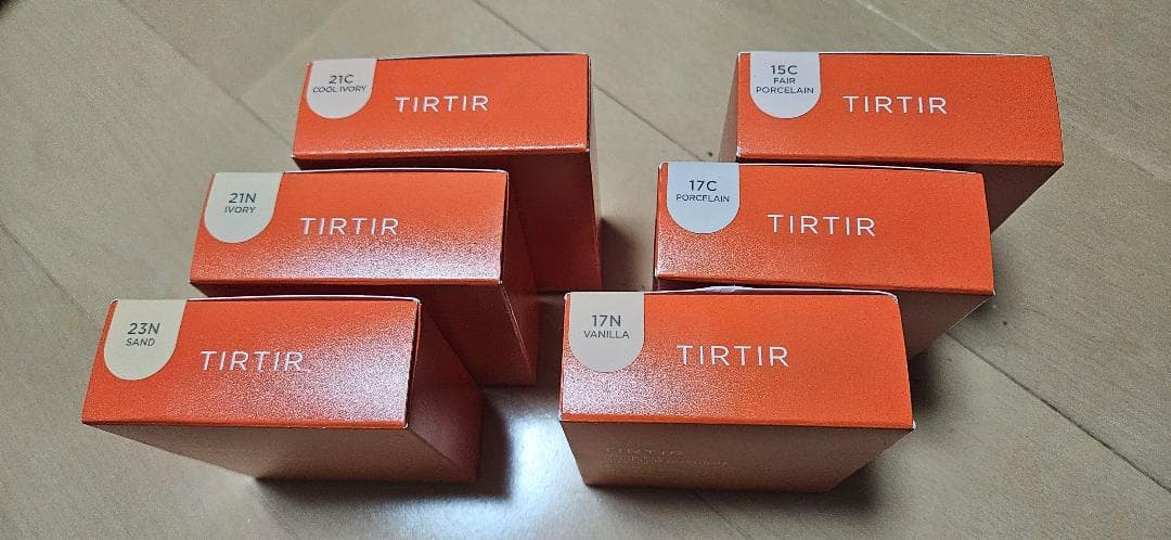 TIRTIR マスクフィット AIフィルタークッション 全６色セット売り