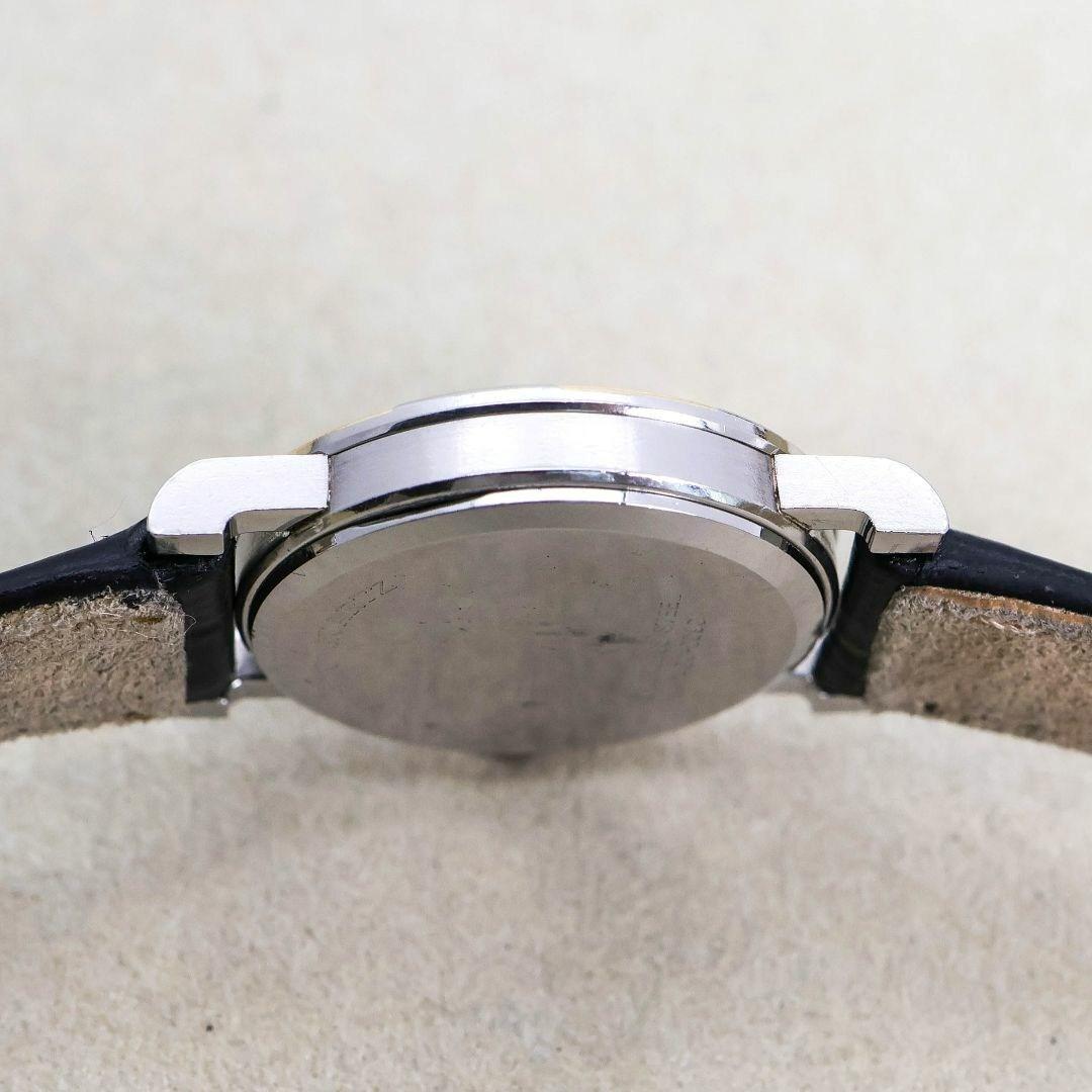 稼働 SEIKO CREDOR 腕時計 1400 ブラック文字盤 1386