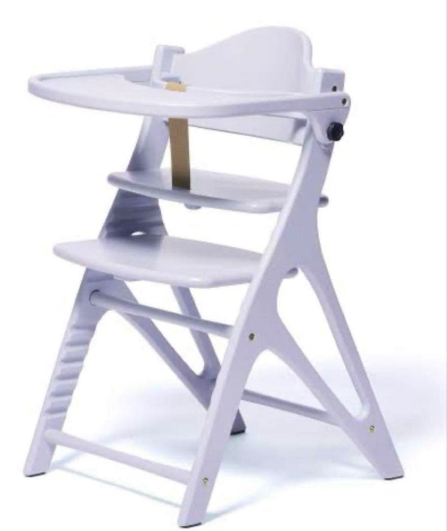 大和屋　yamatoya アッフルチェア　ソフトラベンダークッション付き