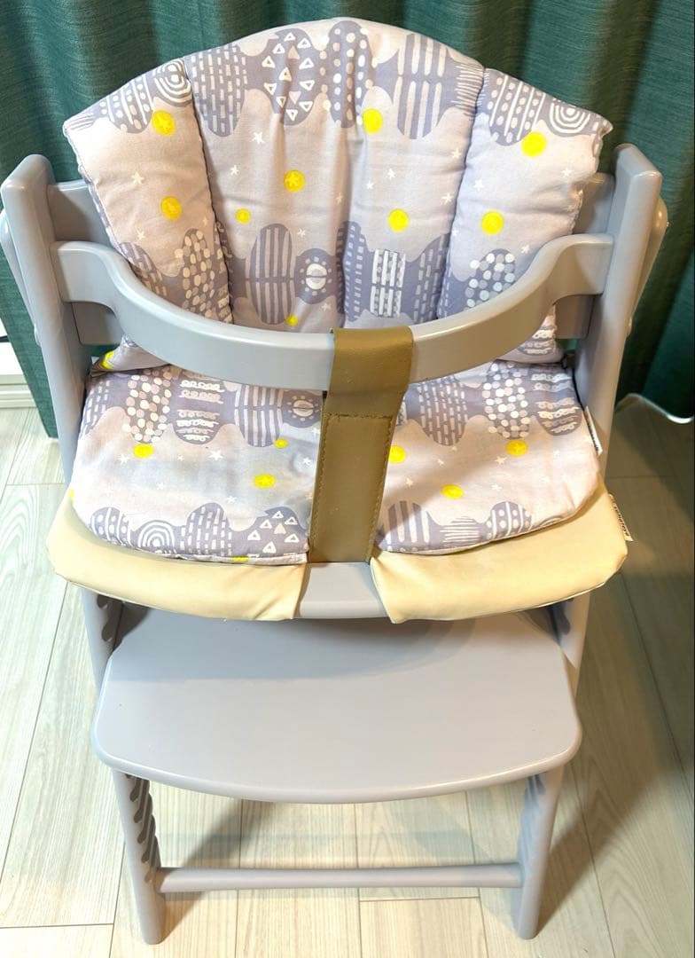 大和屋　yamatoya アッフルチェア　ソフトラベンダークッション付き