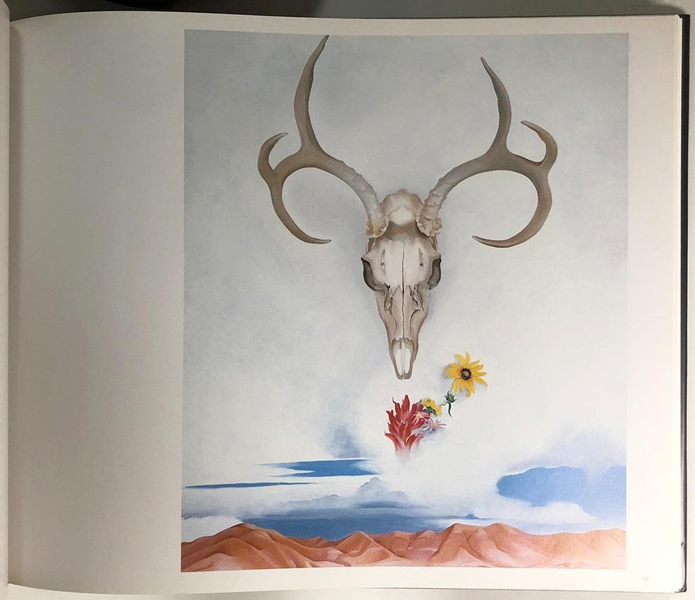 超レア・大判画集『イン・ザ・ウェスト　オキーフ画集』リブロポート刊