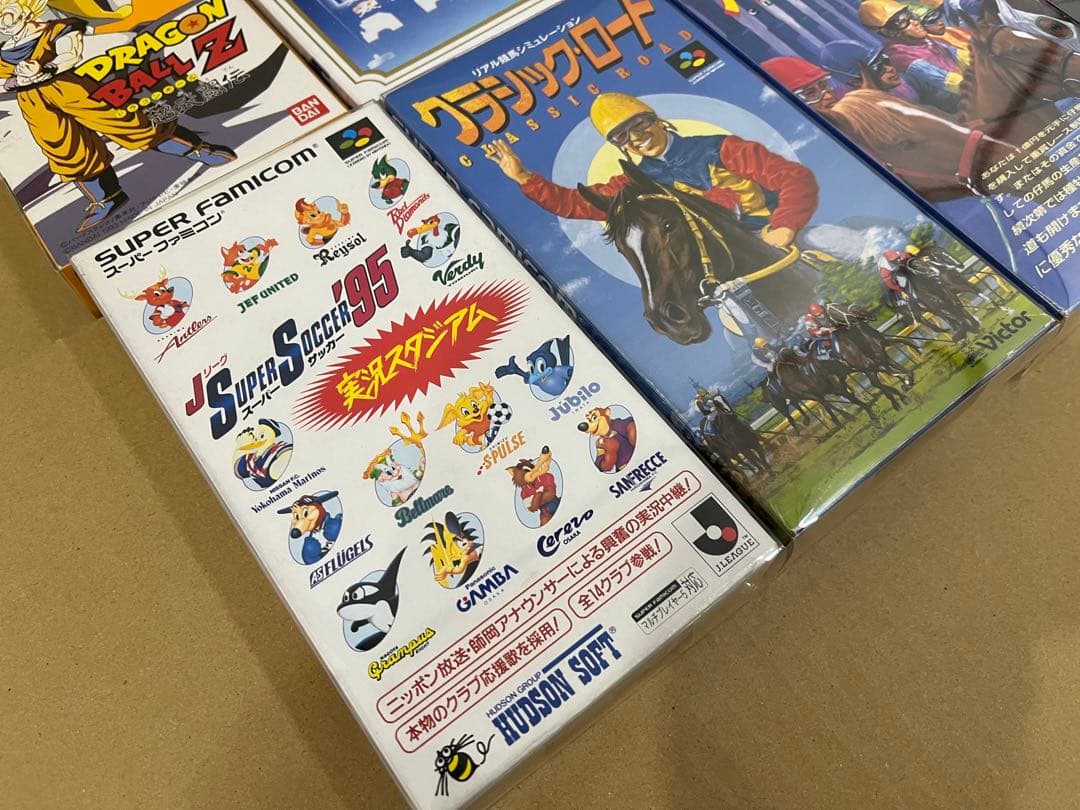 スーパーファミコンソフト箱付き10本セット 保護クリアケース付 良品 まとめ売り
