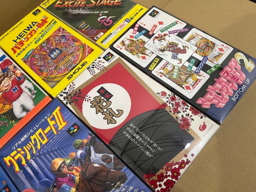 スーパーファミコンソフト箱付き10本セット 保護クリアケース付 良品 まとめ売り