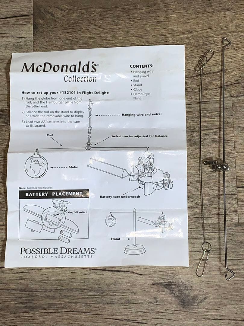 1998 マクドナルド ハンバーガー ロナルド フィギュア　ディスプレイ 陶器