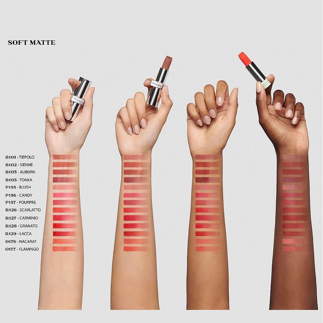 新品 PRADA BEAUTY プラダ ソフトマットリップ B101